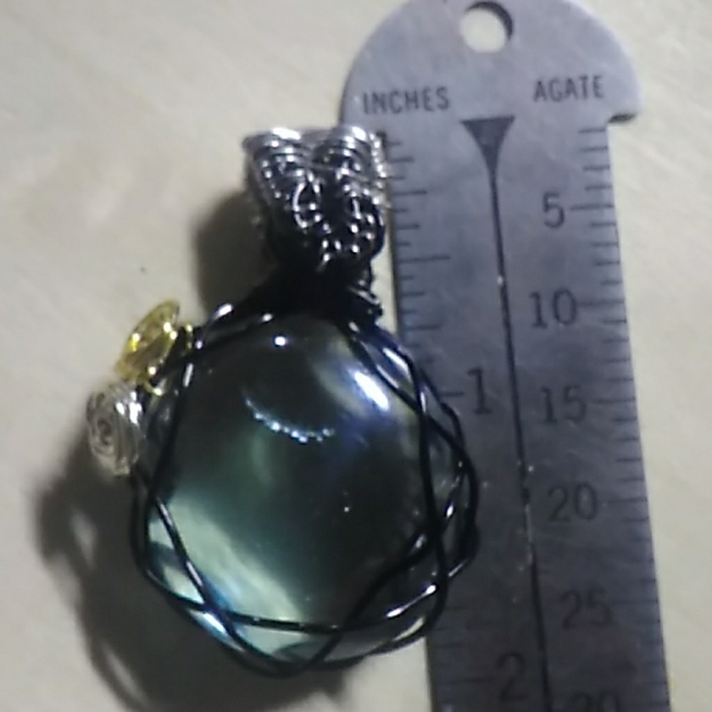 Glass pendant handmade